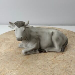 Home Interiors Nativity Animals Cow Figurine 5605 95 Luke 2 16 Made in China